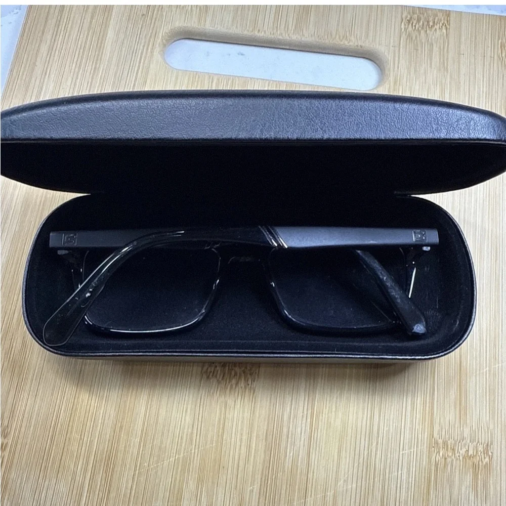 Guess GU195 Black Rectangular Eyeglasses Frames Only‎ Prescription Ready Glasses